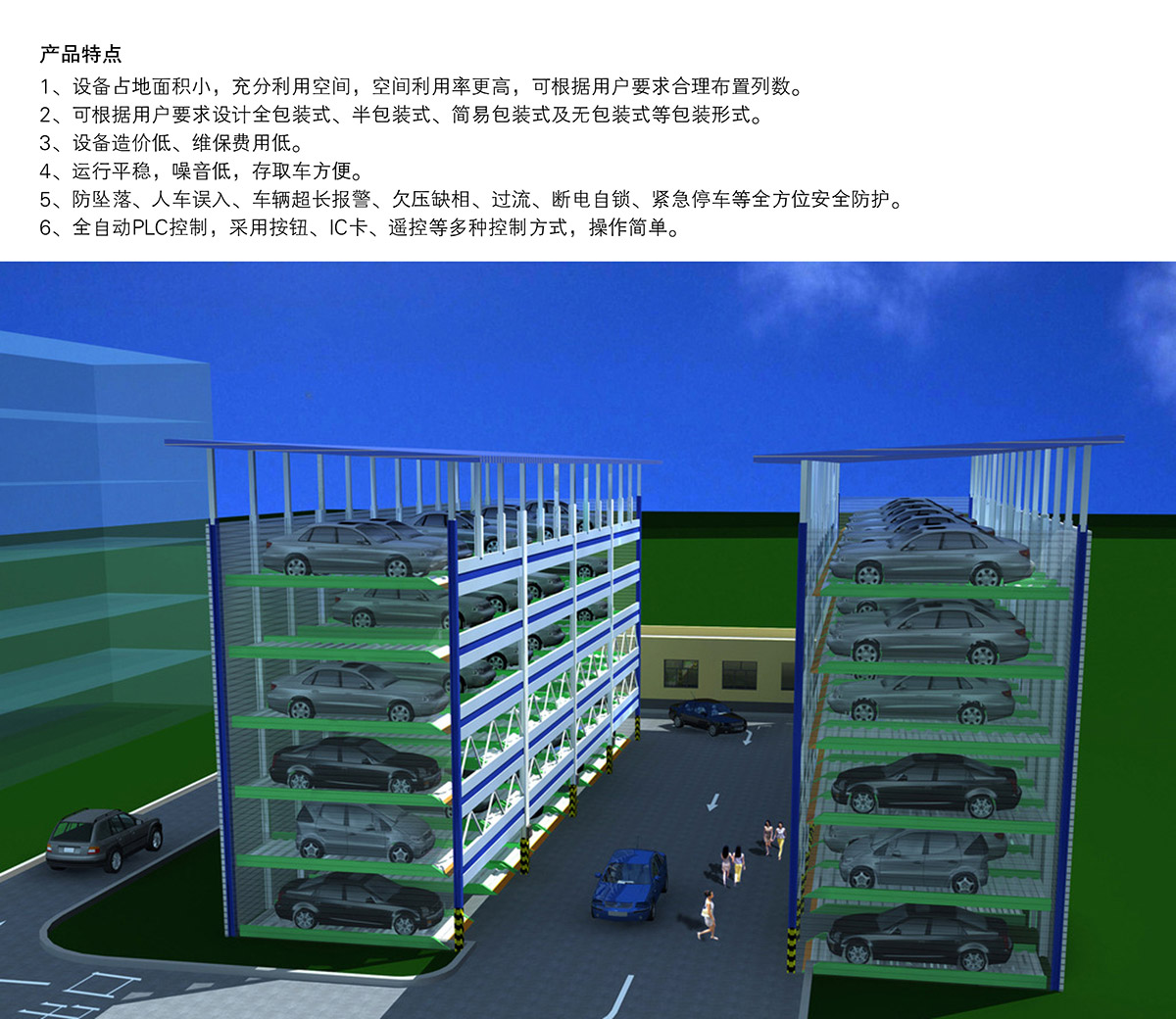 重庆PSH6六层升降横移类机械式立体停车设备产品特点.jpg